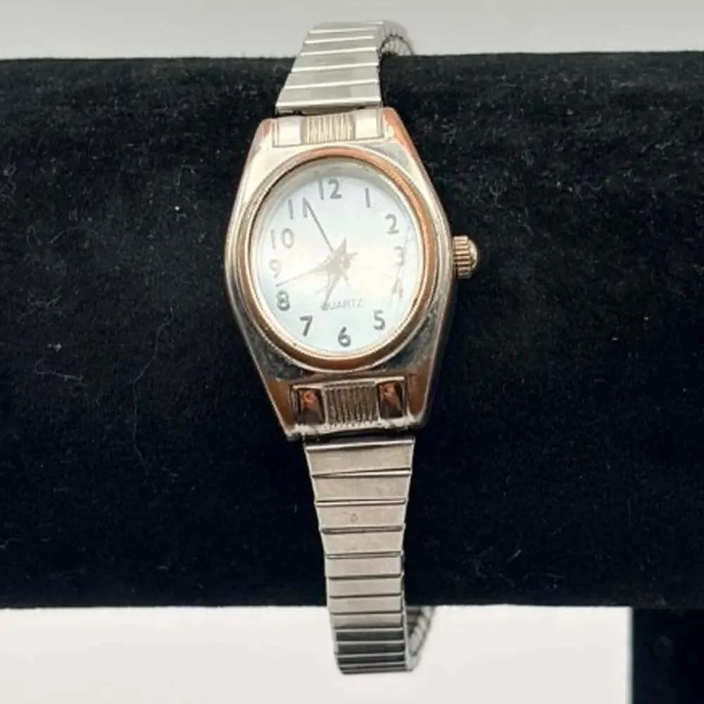 Vintage Silver Dainty Quartz Watch